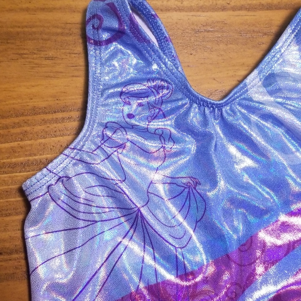 New Cinderella Gymnastics Leotard Disney Small